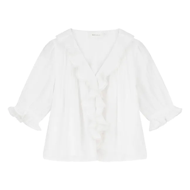 Clea Cotton blouse | White