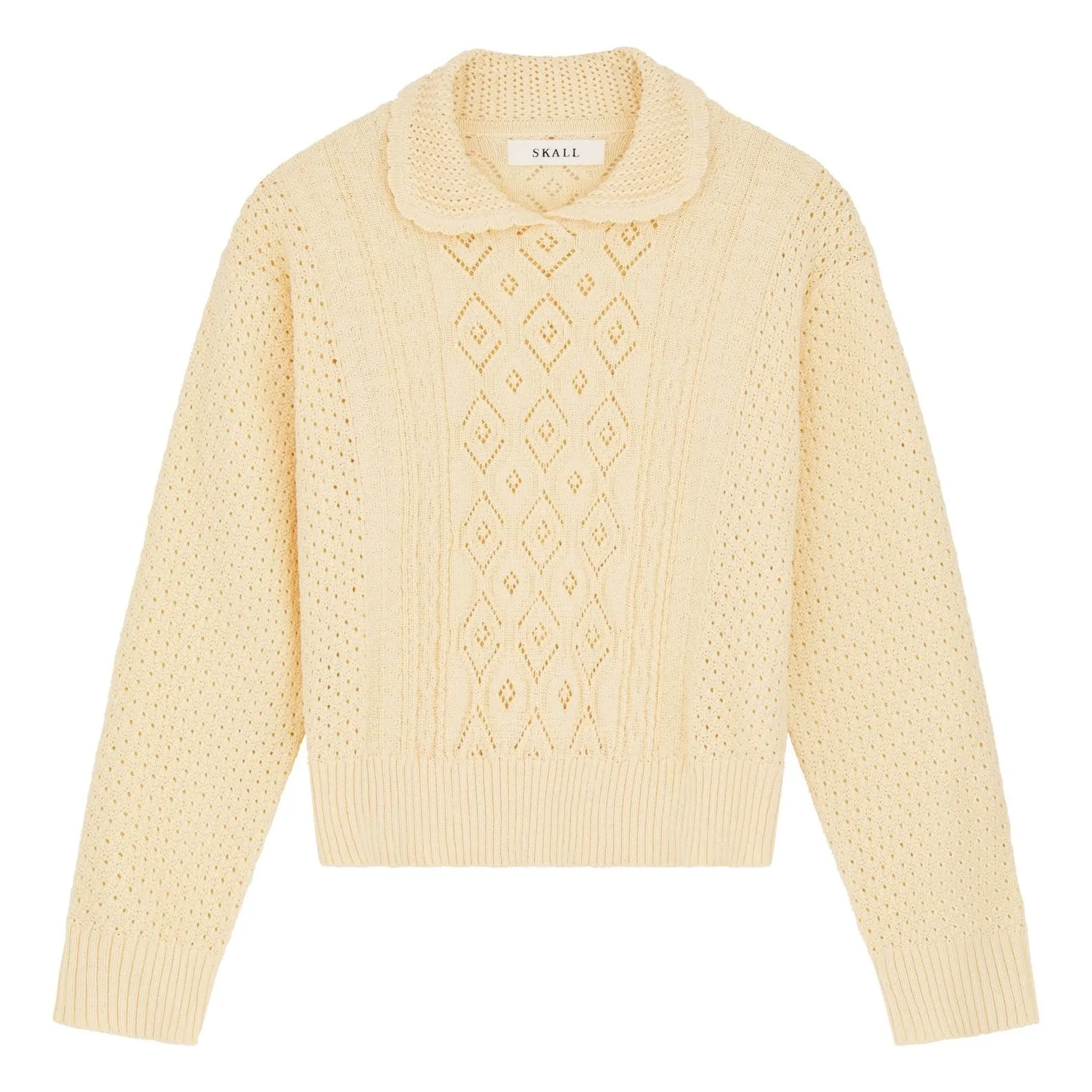Skall Studio Pale Yellow Alexa Cotton Sweater