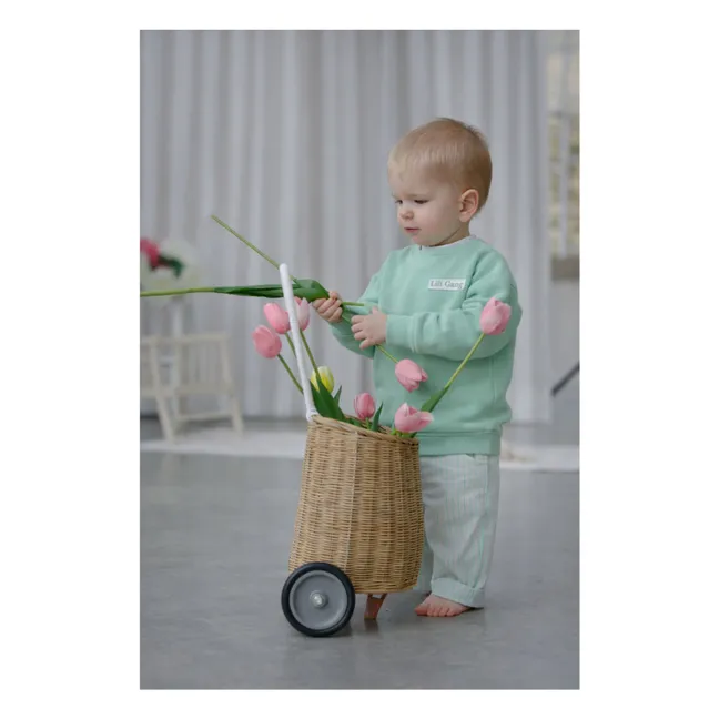 Solal organic cotton sweatshirt | Mint Green