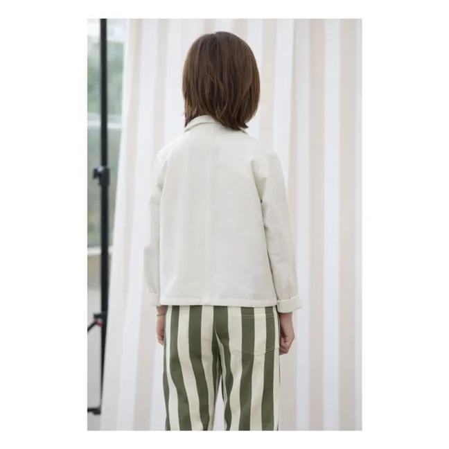 Vick Organic Cotton Jacket | Ivory