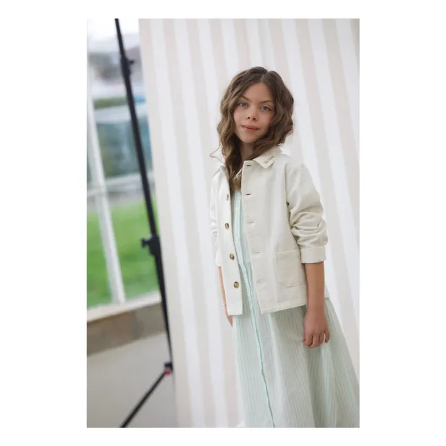Vick Organic Cotton Jacket | Ivory
