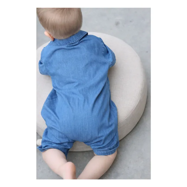 Combinaison Charly Tencel Coton Bio | Bleu jean