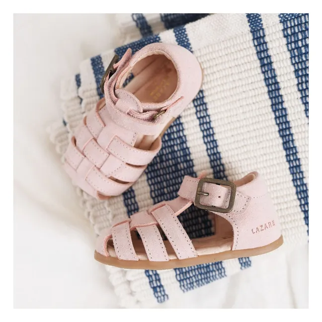 Ernest Sandalias de ante | Rosa empolvado