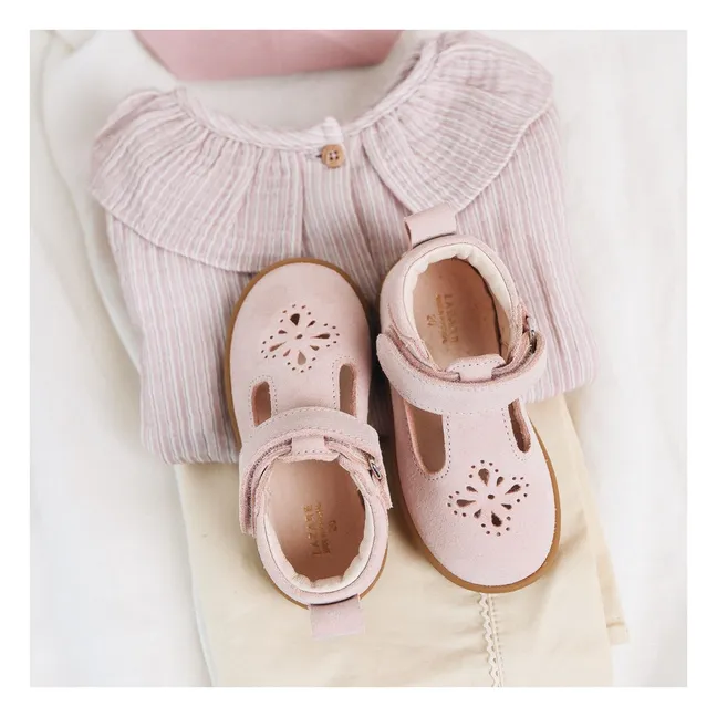 Babies Pia Etoile Suede | Rose poudré
