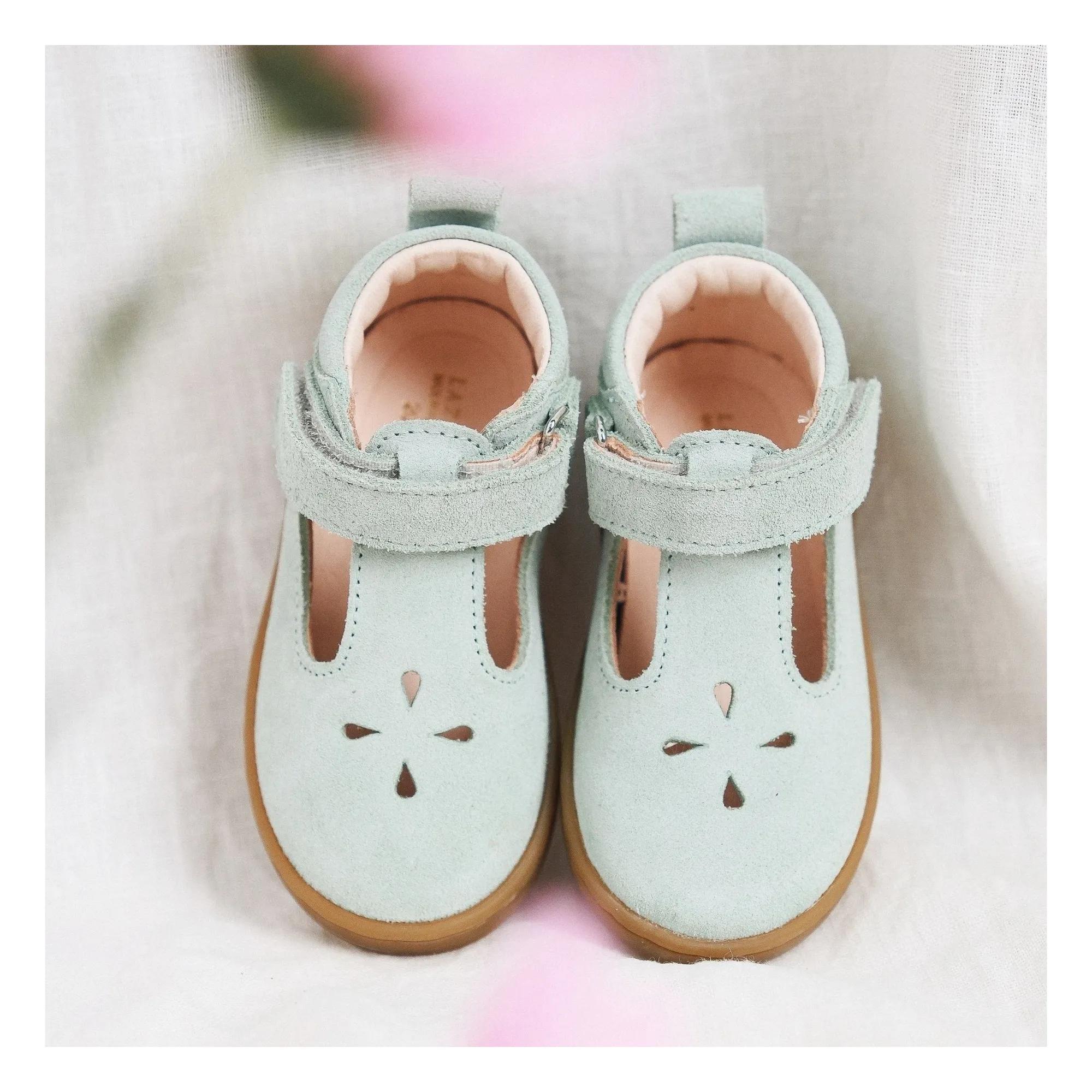 Babies Pia Etoile Suede | Bleu Glacier- Image produit n°1