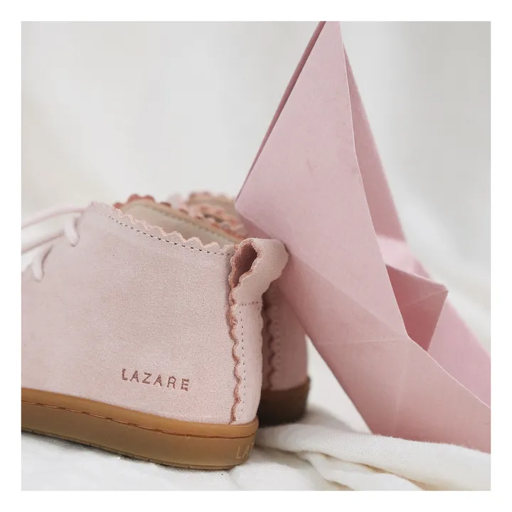 Zapatillas con cordones de ante Feston Raoul | Rosa empolvado- Imagen del producto n°8