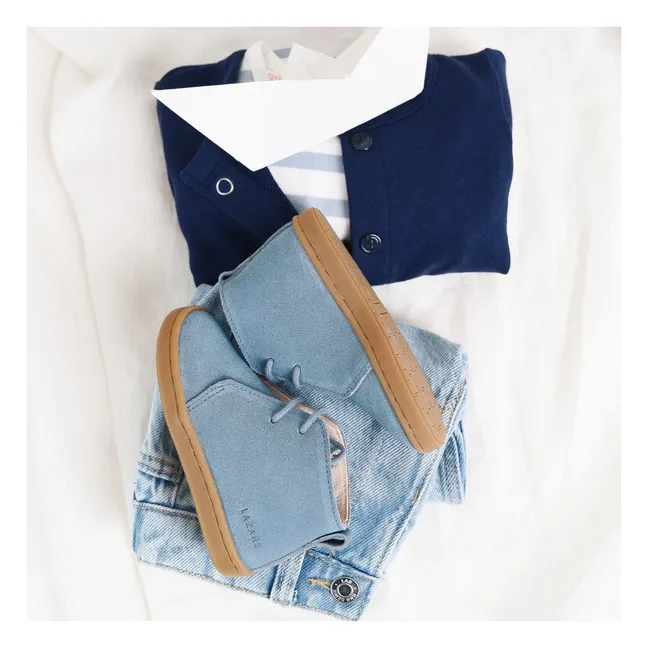 Raoul - Sneakers allacciate in pelle scamosciata | Denim