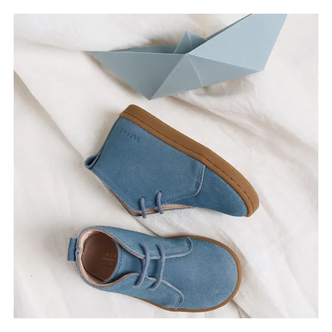Raoul - Sneakers allacciate in pelle scamosciata | Denim