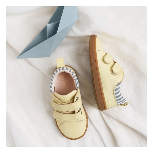 Zapatillas rayadas Mahaut | Amarillo palo