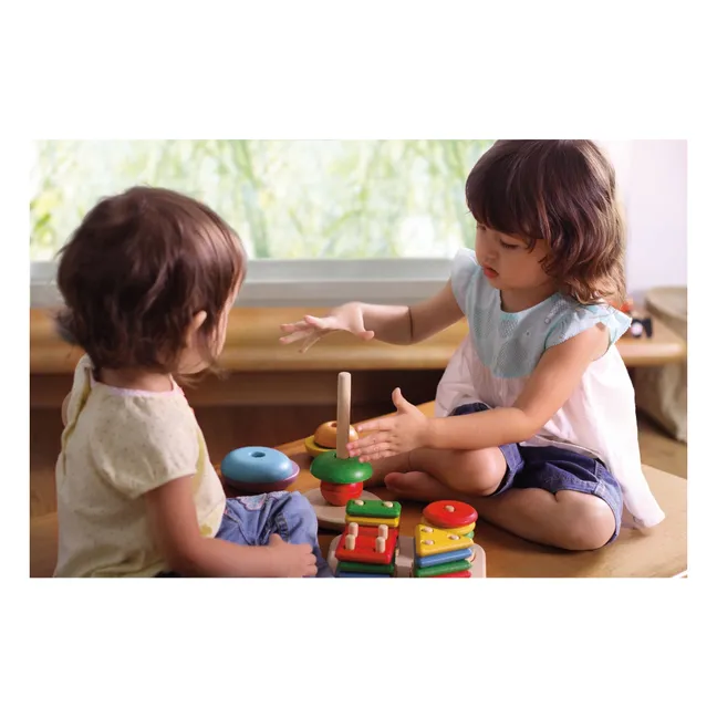 Juego geométrico de apilar