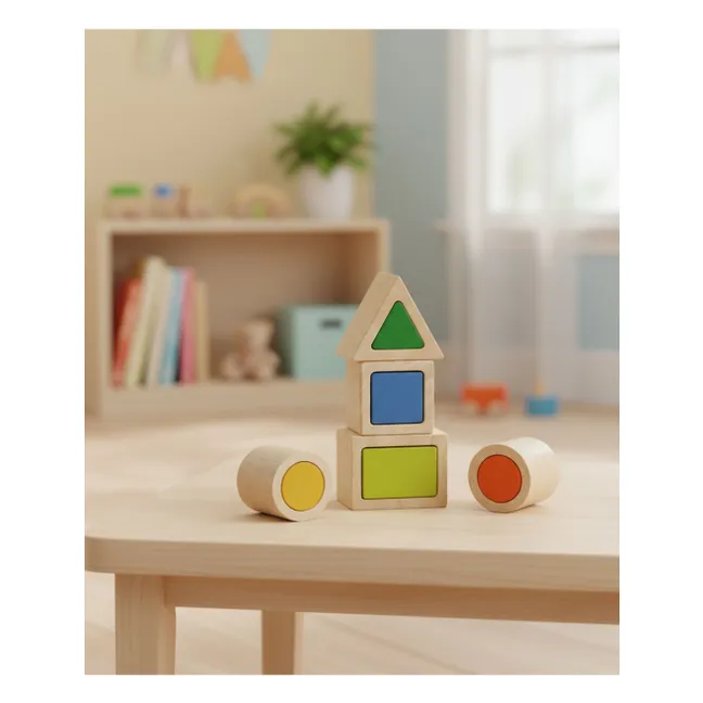 Geometrische Formen zum Verschachteln