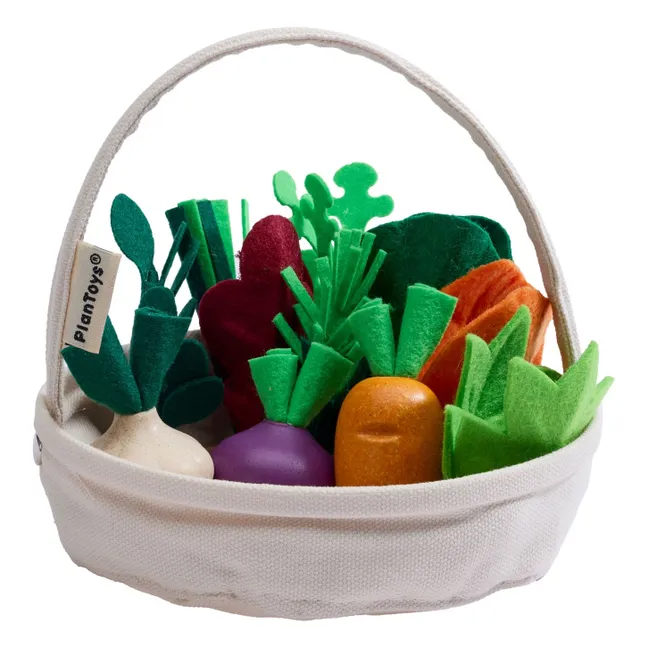 Cesta de verduras