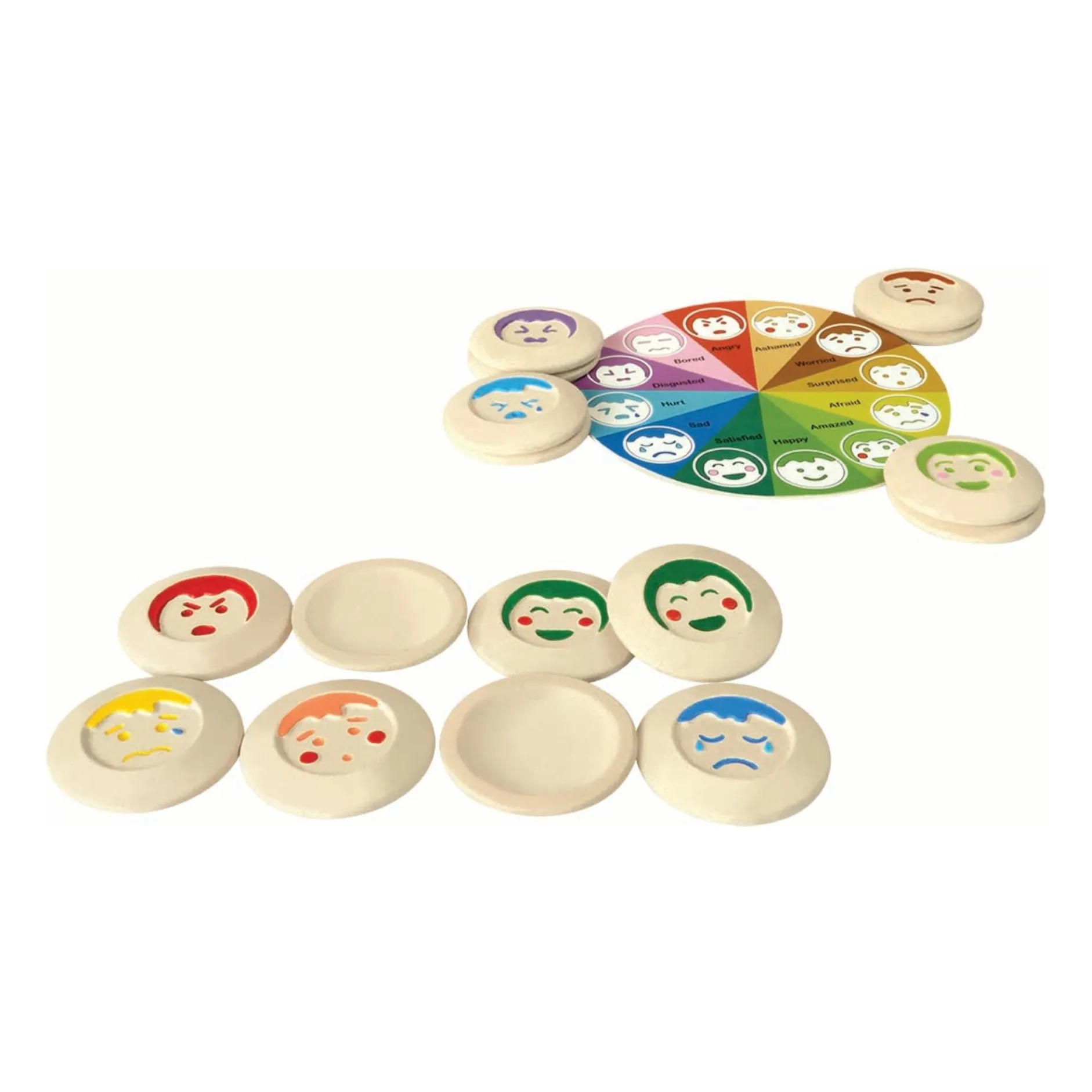 Plan Toys Multicoloured Loto Of Expressions