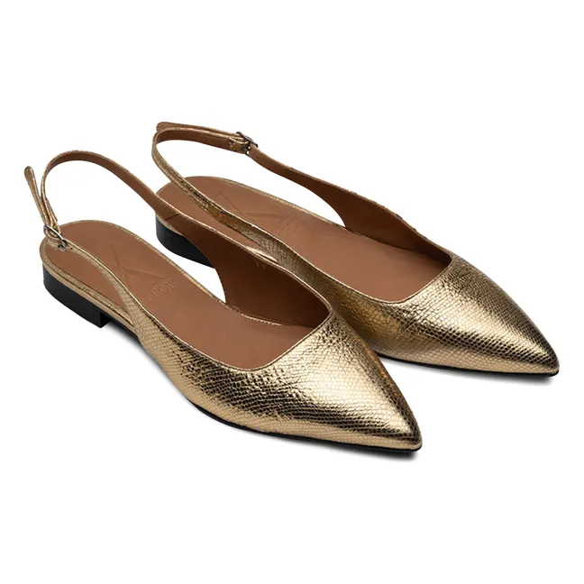 Slingbacks Jackie | Gold