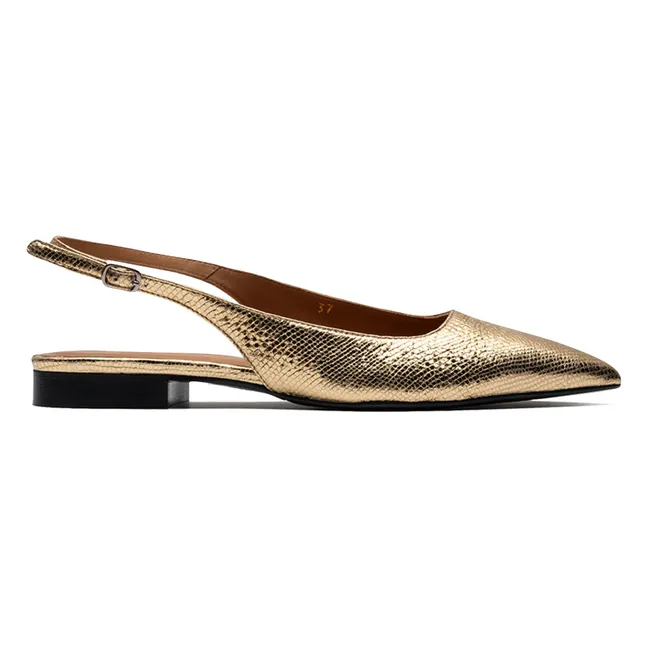 Slingbacks Jackie | Gold