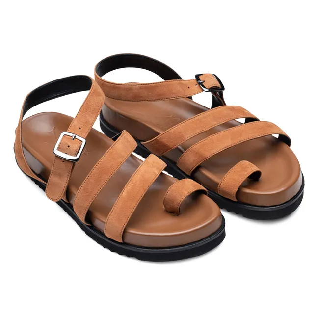 Sandales Jules Suède | Camel