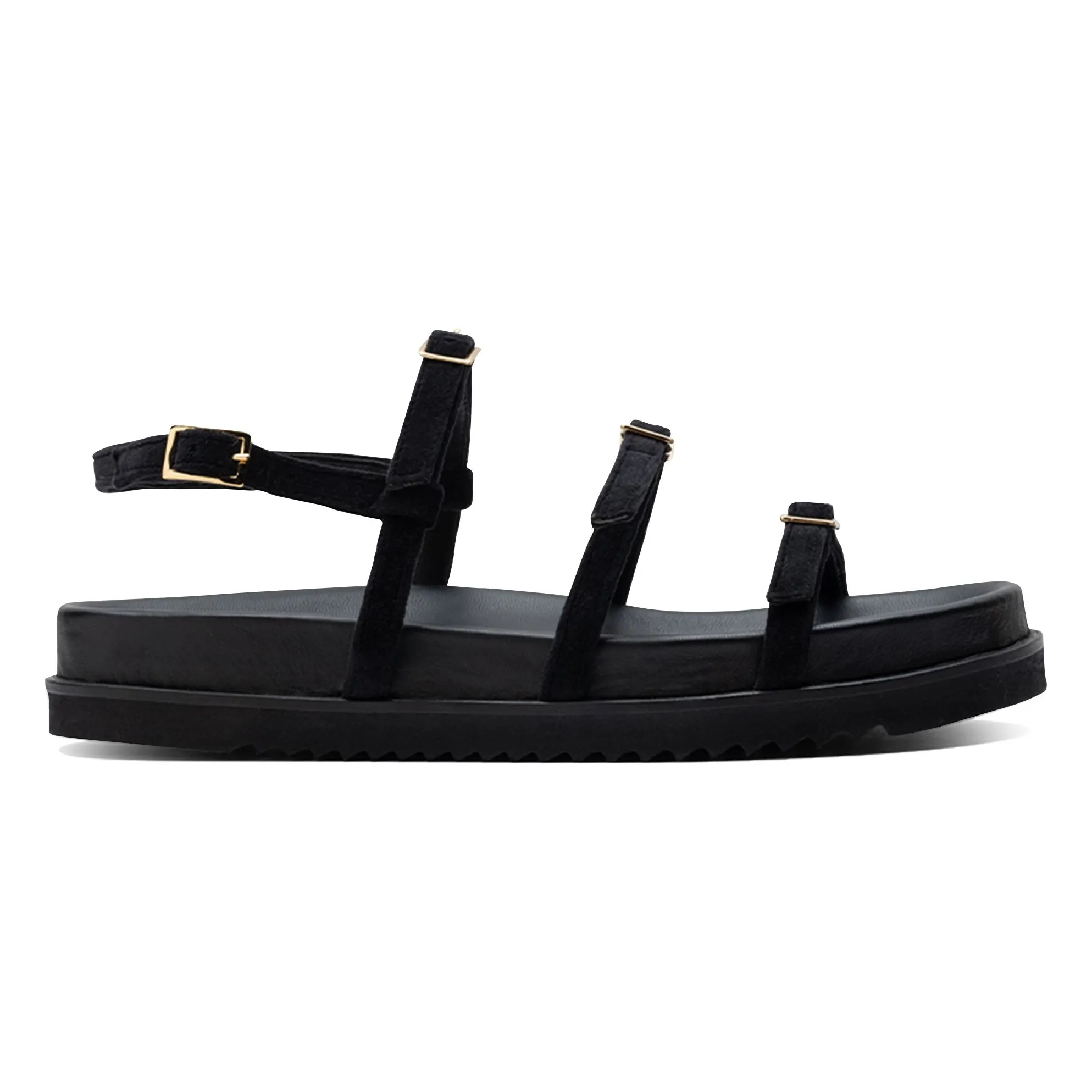 Sandales Ella Cuir | Noir- Image produit n°0