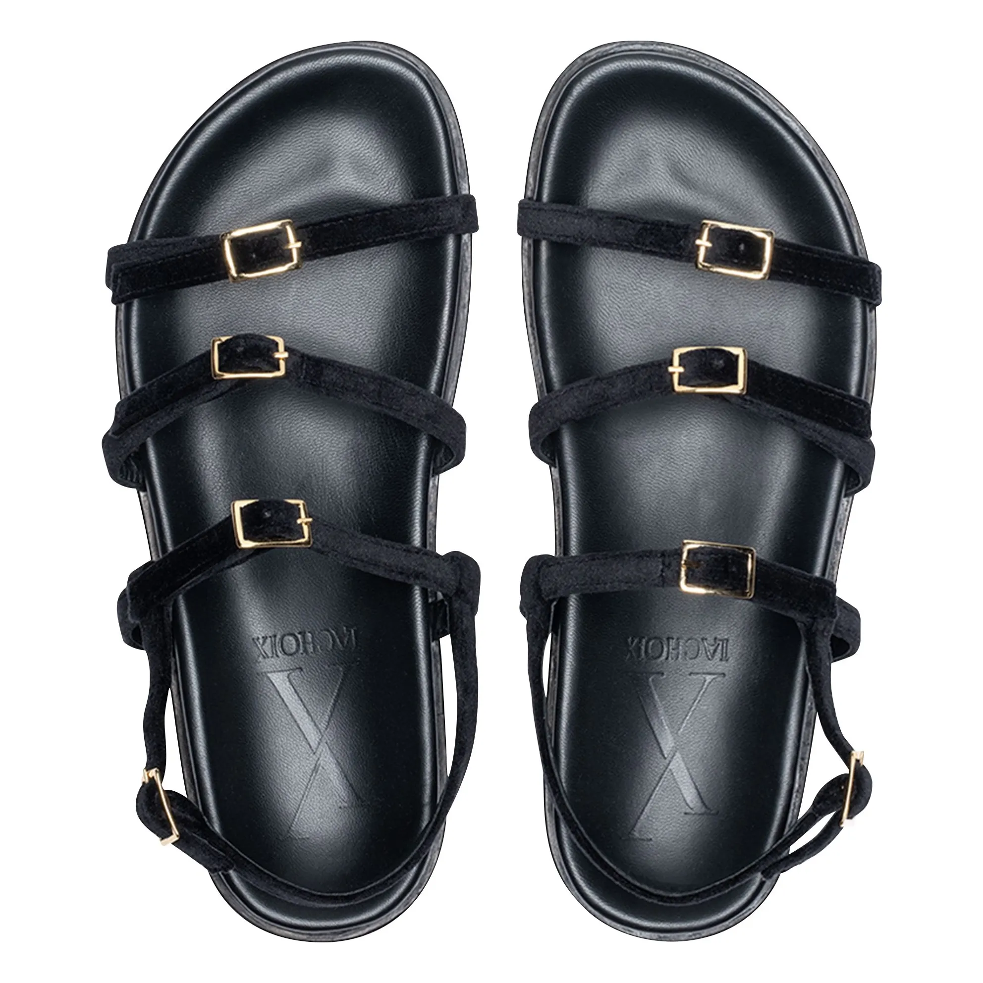 Sandales Ella Cuir | Noir- Image produit n°2