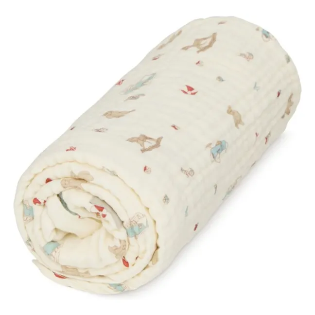 Vintage Toys muslin blanket | Beige