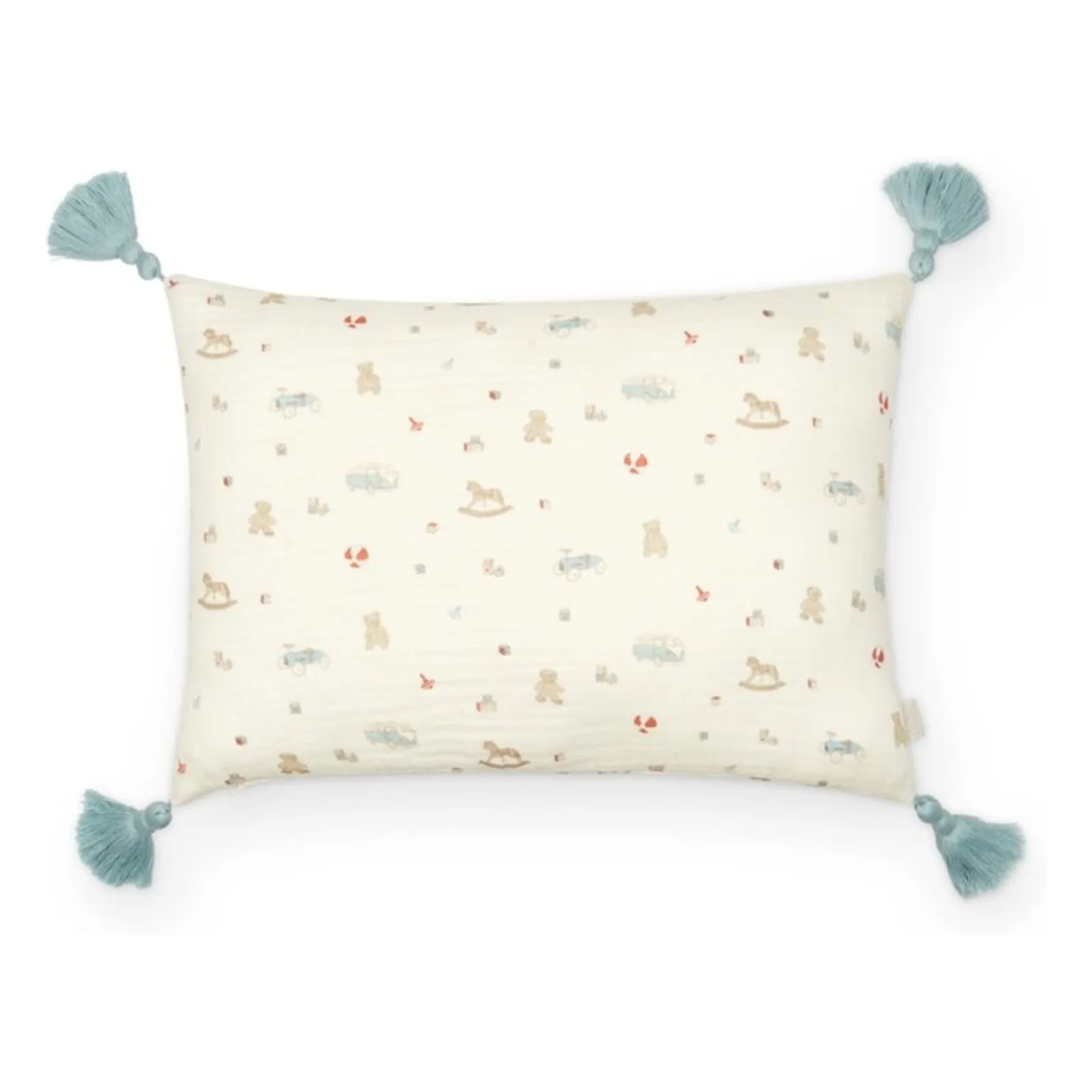 Cam Cam Beige Vintage Toys Cushion
