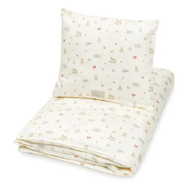 Juego de cama Vintage Toys | Beige