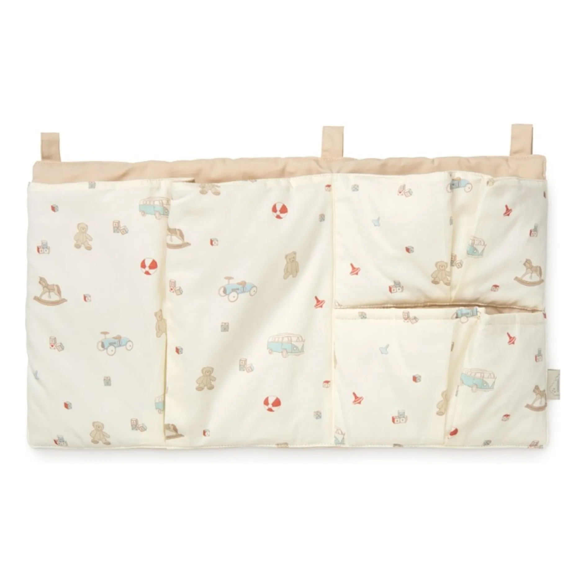 Cam Cam Beige Vintage Toys Cot Pouch