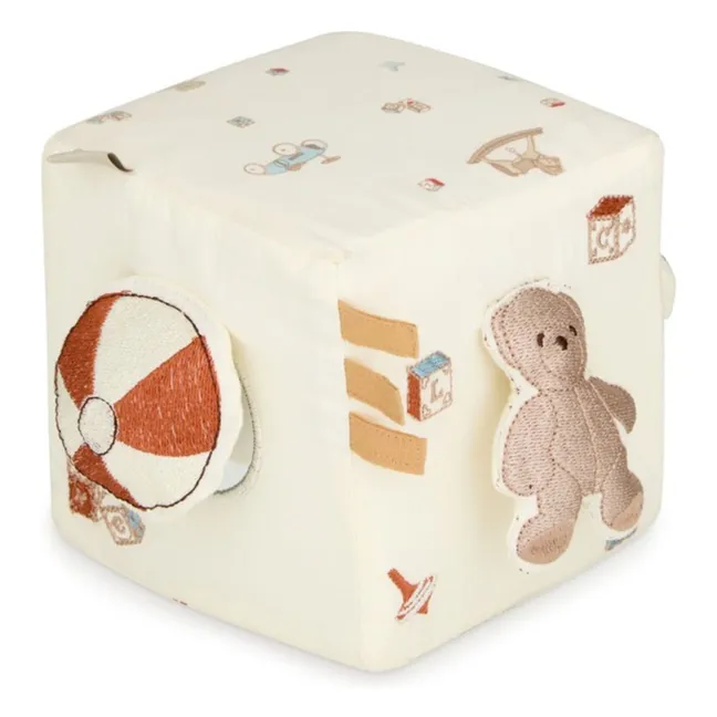 Cubo de actividades Vintage Toys | Beige