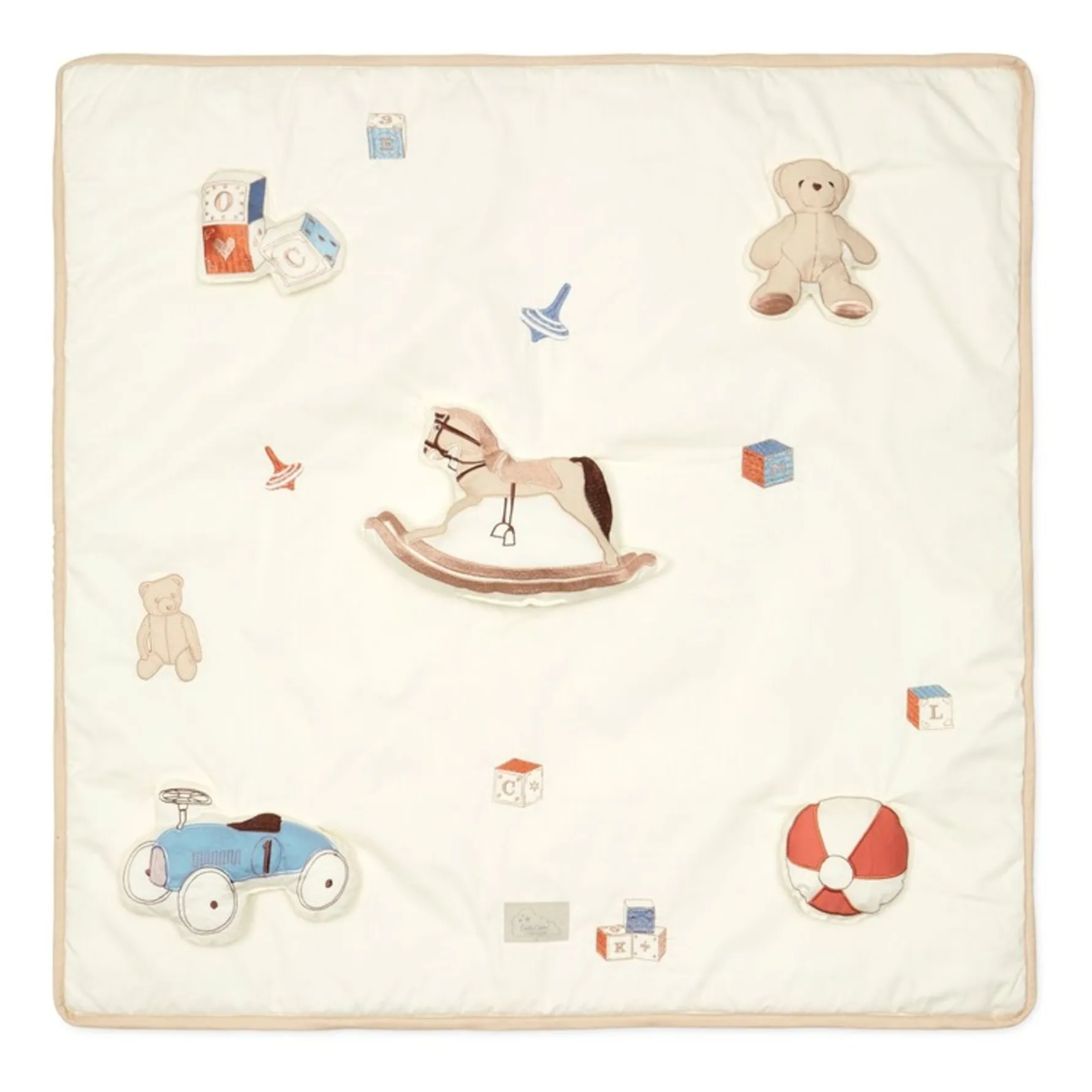 Alfombra de juego Vintage Toys | Beige- Imagen del producto n°0