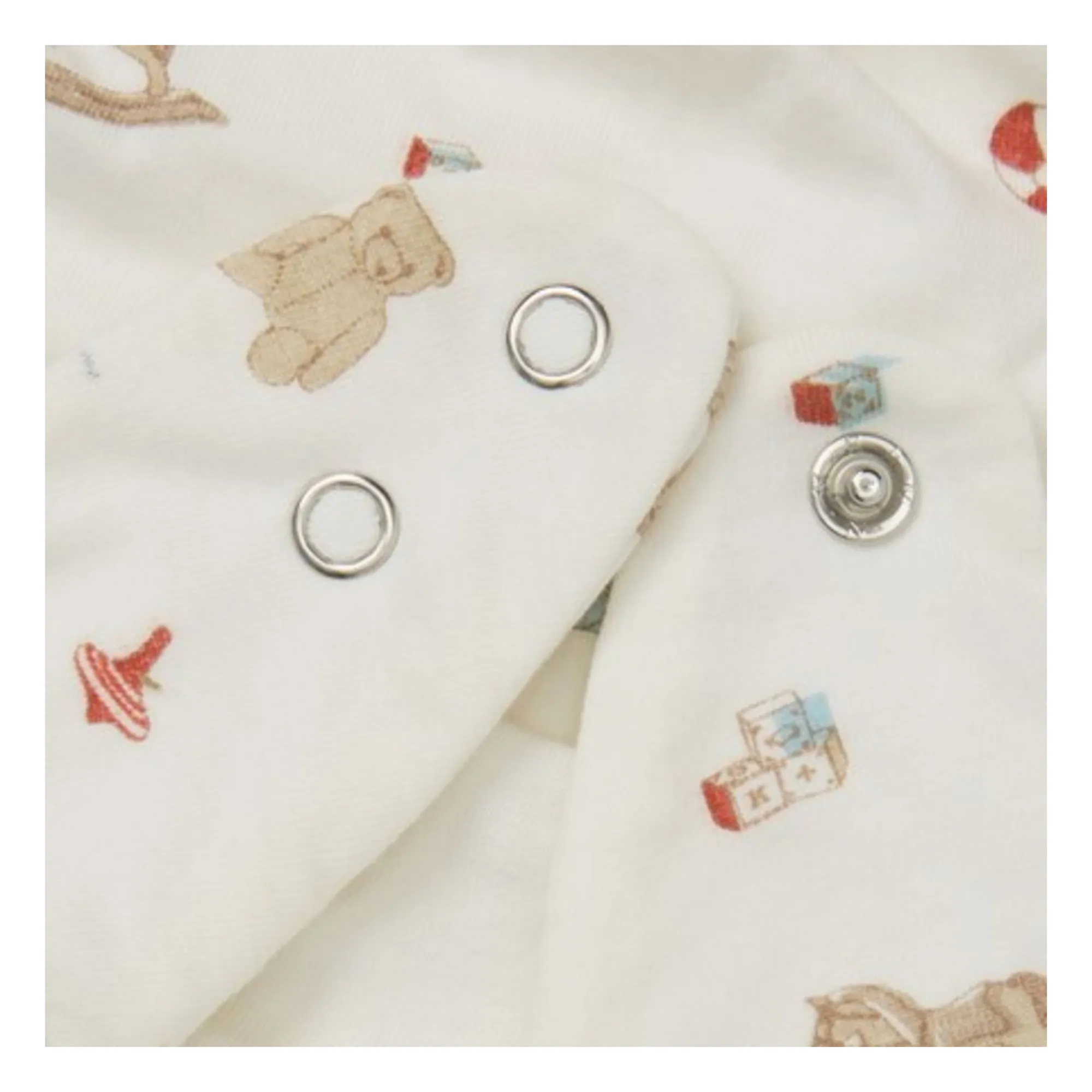 Bandana bibs Vintage Toys - Set of 2 | Beige- Product image n°3