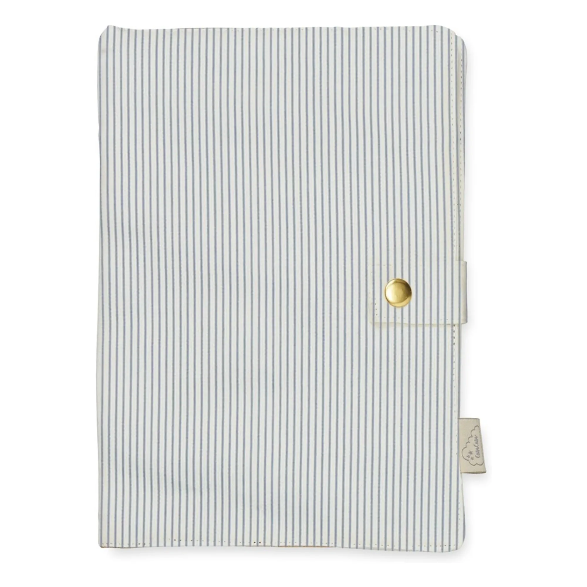 Cam Cam Blue Stripes Health Book Cover