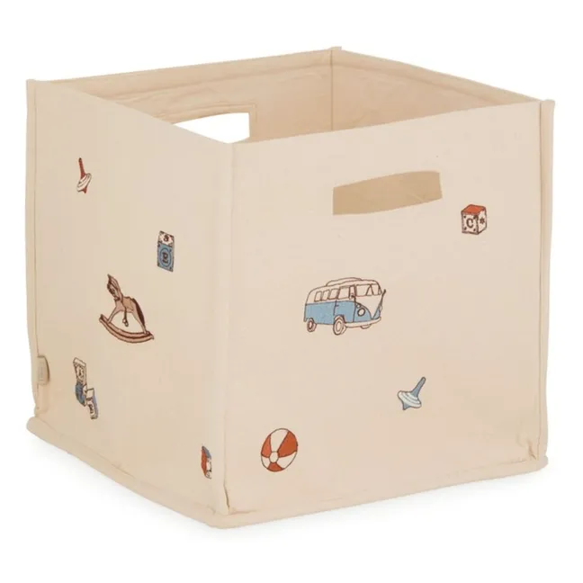 Cesta de almacenaje Vintage Toys | Beige