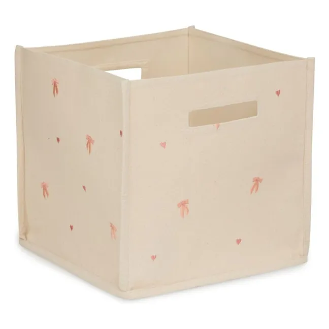 Cesta con lazos | Beige