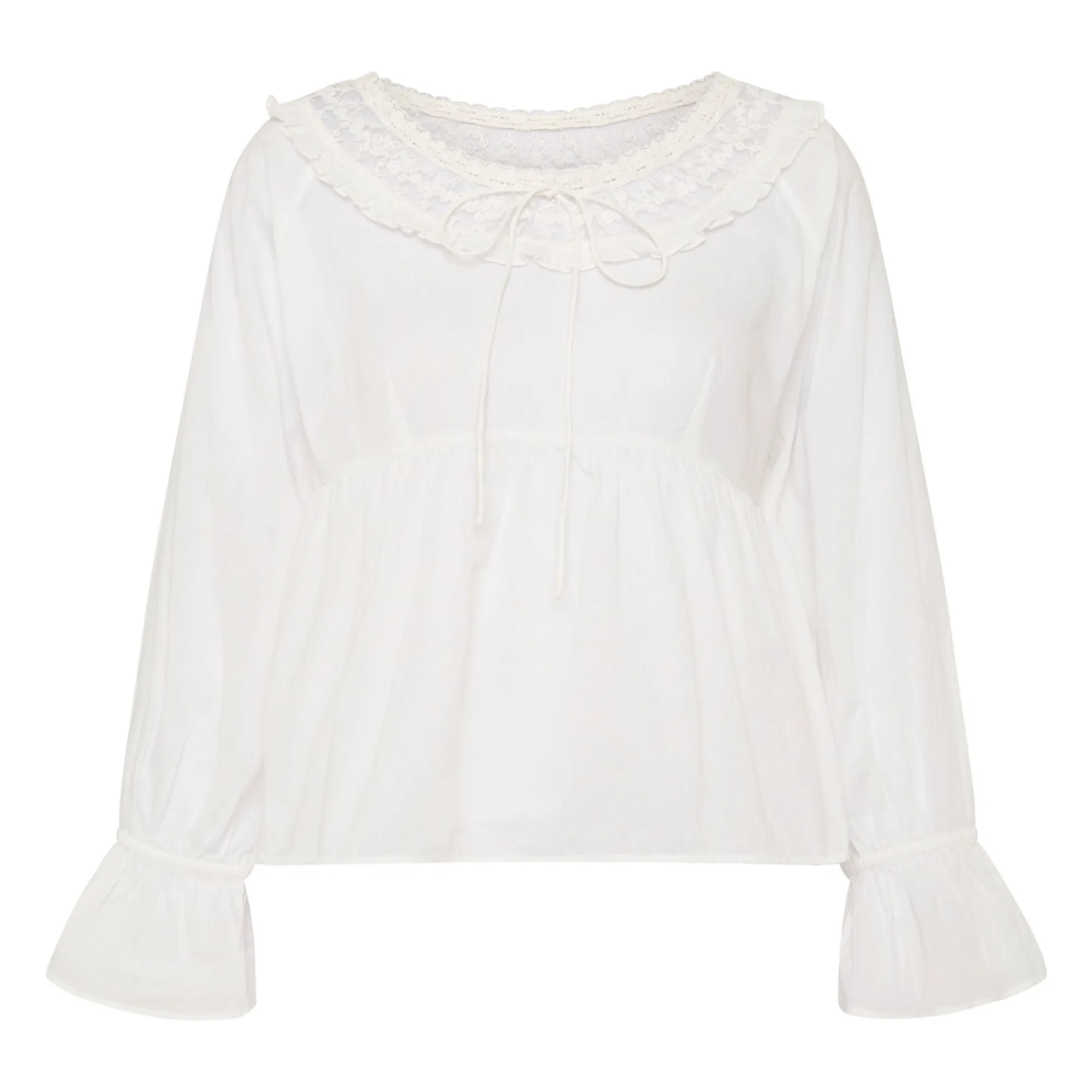 Blouse Danielle Coton | Blanc- Image produit n°0