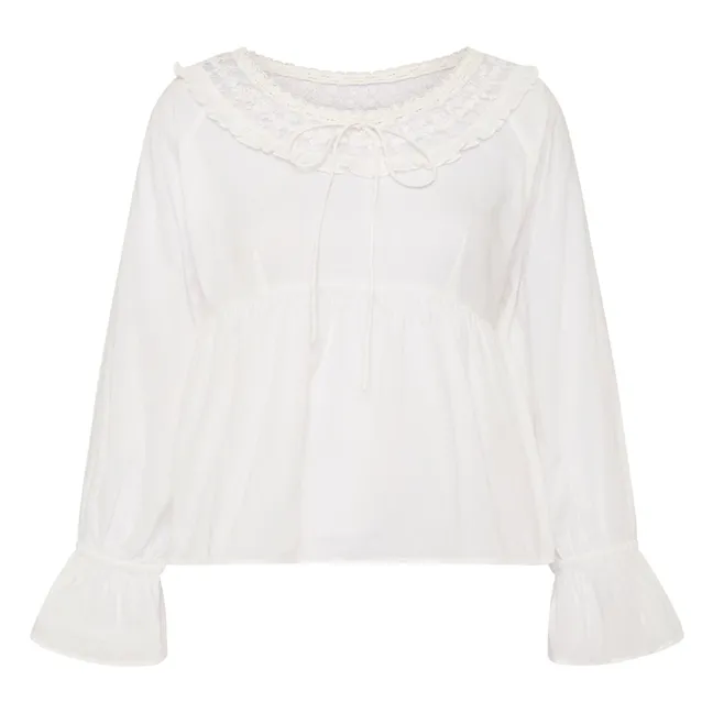 Blouse Danielle Coton | Blanc