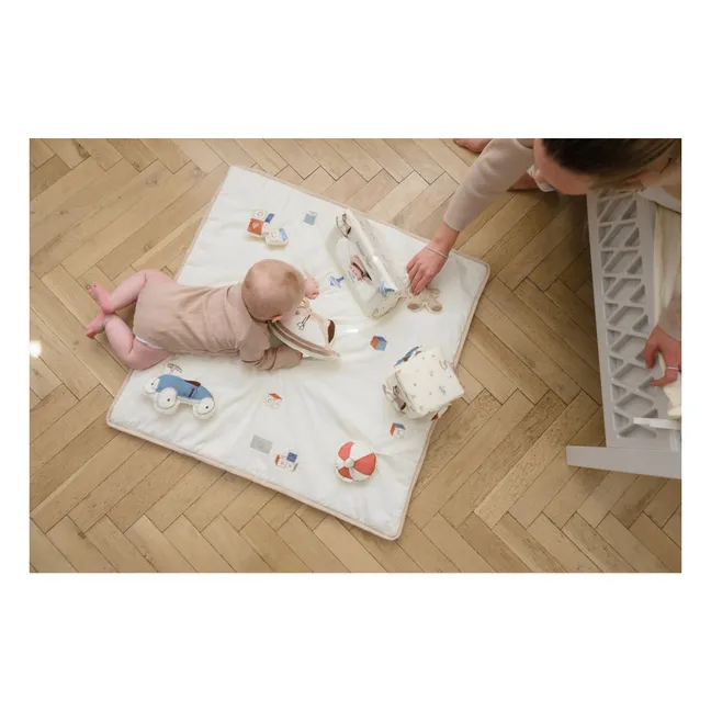 Cubo de actividades Vintage Toys | Beige