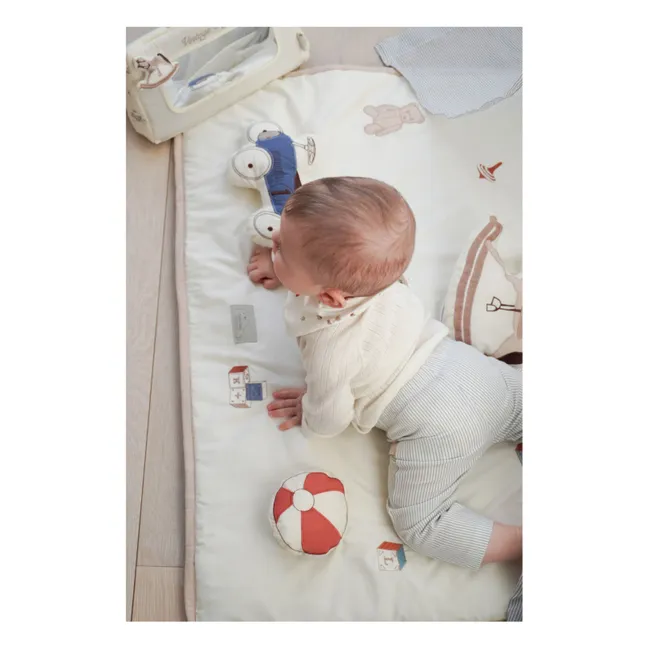 Espejo de actividades Vintage Toys | Beige