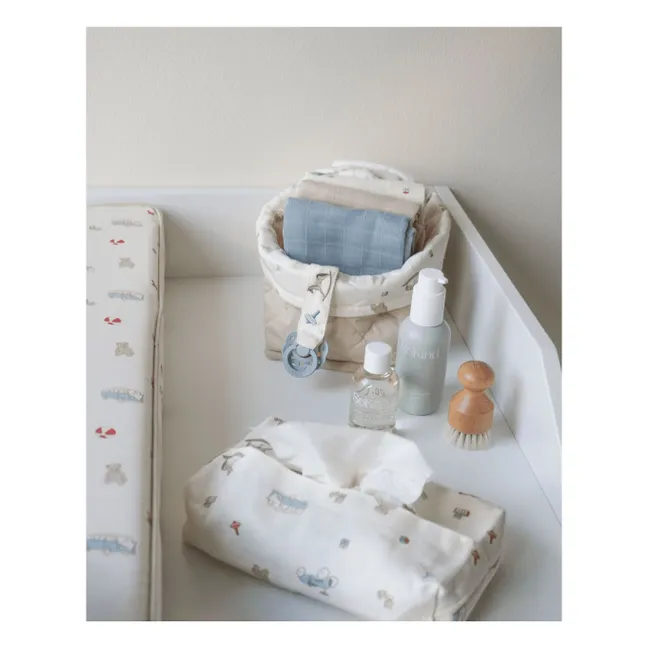 Etui pour lingettes Vintage Toys | Beige