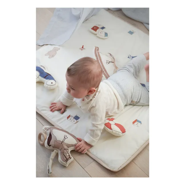 Vintage Toys playmat | Beige