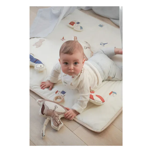 Alfombra de juego Vintage Toys | Beige