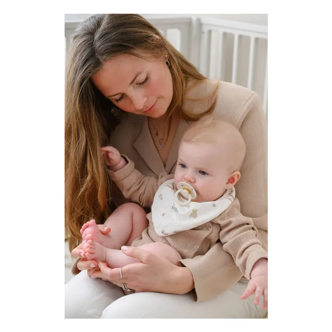 Bavoirs bandana Vintage Toys - Set de 2 | Beige