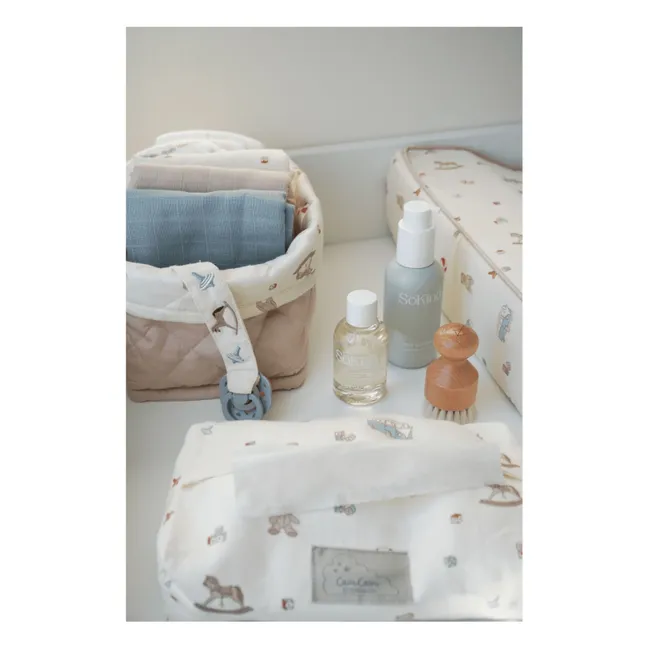 Cestas de almacenaje Vintage Toys - Set 2 | Beige