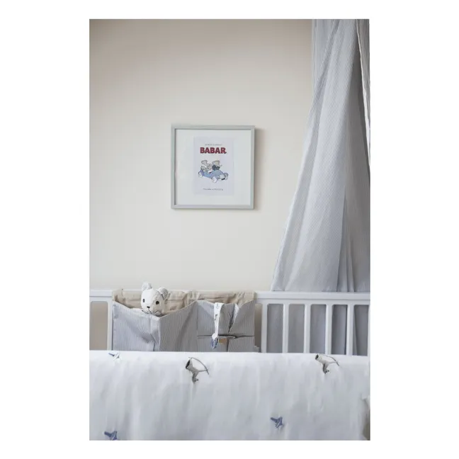 Attache tétine brodé Vintage Toys | Beige