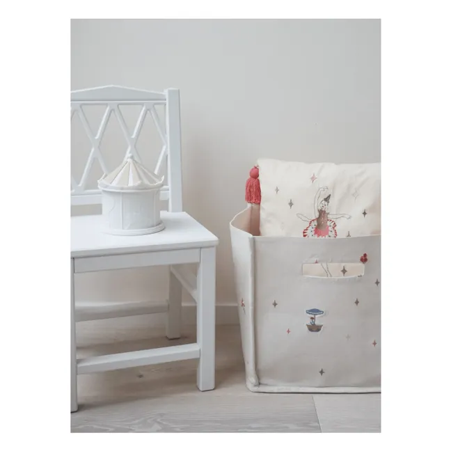 Cesta portaobjetos carrusel | Beige