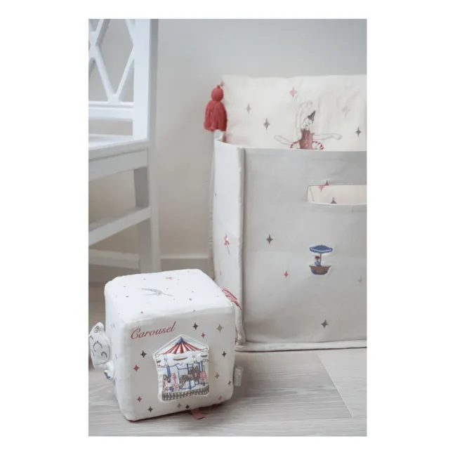 Cesta portaobjetos carrusel | Beige