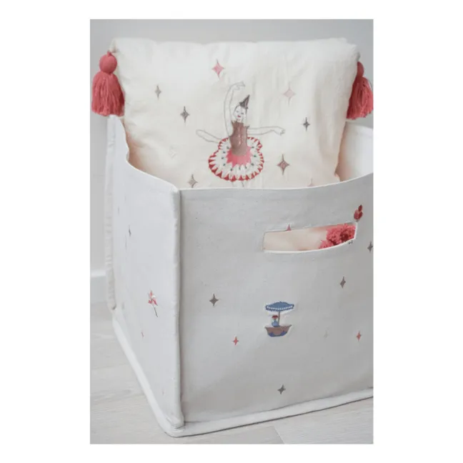 Cesta portaobjetos carrusel | Beige