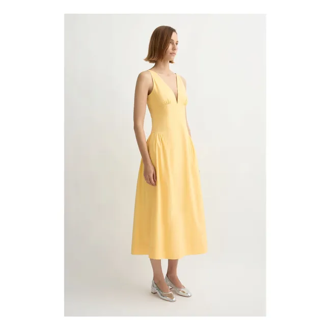 Robe Lindie Coton | Jaune