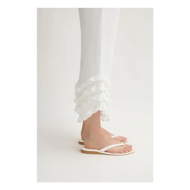 Pantalon Florence Lin | Blanc - Ivoire