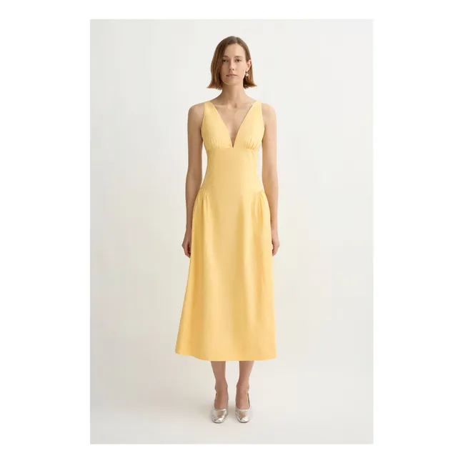 Robe Lindie Coton | Jaune