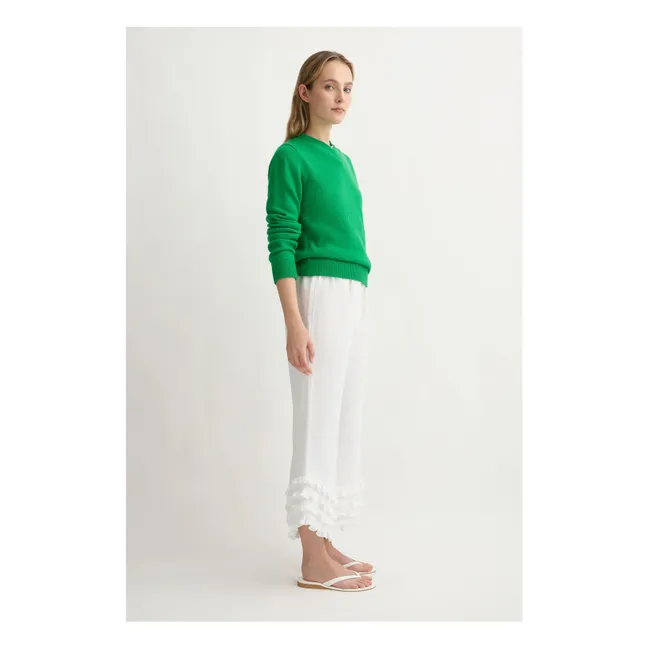 Pantalon Florence Lin | Blanc - Ivoire