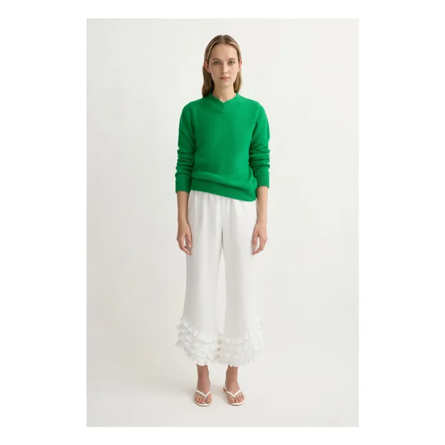 Pantalon Florence Lin | Blanc - Ivoire